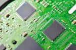 Pcb Green Circuit Board Stock Photo