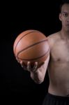 Asian  Basketball Player Stock Photo