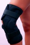 Physiotherapy Knee Brace Stock Photo