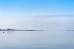 View Of The River Swale From Harty Island Kent On A Tranquil Win Stock Photo