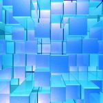 Blue glass background Stock Photo