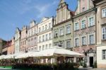 Cafes In Poznan Stock Photo