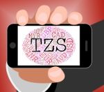 Tzs Currency Represents Tanzania Shilling And Banknote Stock Photo