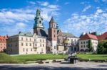 Wawel Cathedral In Krakow Poland Stock Photo