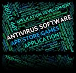 Antivirus Software Representing Firewall Attack And Shareware Stock Photo