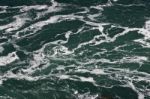 Beautiful Isolated Picture Of The Water Near Amazing Niagara Falls Stock Photo