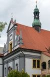 Monastery Of Minorities In Cesky Krumlov Stock Photo