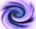 Swirl Twirl Cell Glow Purple Abstraction Digital Backdrop Stock Photo