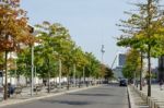 The Berliner Fernsehturm Television Tower In Berlin Stock Photo