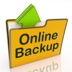 Upload Backup Indicates World Wide Web And Archive Stock Photo