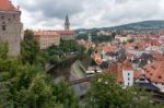 State Castle And Chateau Complex Of Cesky Krumlov Stock Photo