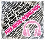 Free Music Downloads Shows For Nothing And Audio Stock Photo