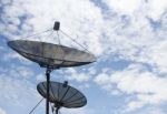 Satellite Dish Stock Photo