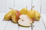 Tasty Portuguese Pears Stock Photo