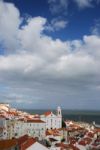 Santo Estevao Church In Lisbon Stock Photo