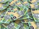 Australian Currency Close-up.  100 Aud Stock Photo