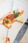 Italian Pizza Margherita Stock Photo