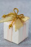 White Gift Box Stock Photo