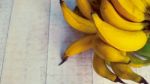 Fresh Banana On White Background Stock Photo