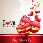 Red Love Heart, Valentines Day Concept Stock Photo