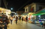 Chiang Khan's Walking Street Stock Photo