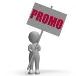 Promo Protest Banner Shows One-time Promotions And Discounts Stock Photo