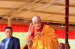 Leh, India-august 5, 2012 - His Holiness The 14th Dalai Lama Stock Photo