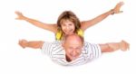 Senior Couple Having Fun Stock Photo