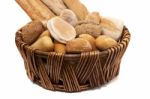 Fresh Assortment Of Baked Bread Varieties Stock Photo