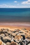 Amity Point Beach On Stradbroke Island, Queensland Stock Photo