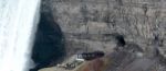 Image With The Viewpoint Under The Niagara Falls Stock Photo