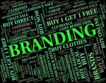 Branding Word Indicates Trademark Line And Text Stock Photo