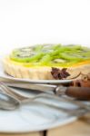 Kiwi  Pie Tart And Spices Stock Photo