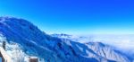 Deogyusan Mountains Is Covered By Snow And Morning Fog In Winter,south Korea Stock Photo