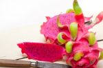 Fresh Dragon Fruit Stock Photo