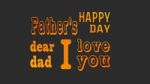 Happy Father`s Day Lettering Background. Happy Fathers Day Calli Stock Photo