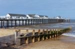 Southwold, Suffolk/uk - May 31 : Sun Setting On Southwold Pier S Stock Photo