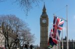 View Of Big Ben Across Parliament Square Stock Photo