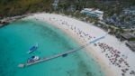 Aerial View Of Racha Island Phuket Andaman Southern Of Thailand Important Tourist Traveling Destination Stock Photo