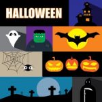 Halloween Icon Set  Illustration Stock Photo