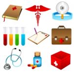 Medical Icons Stock Photo