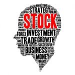 Business & Finance Related Word Cloud Background Stock Photo