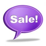 Sale Message Means Correspond Reduction And Messages Stock Photo