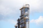 Oil And Gas Refinery Plant Stock Photo