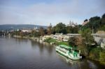 View From The Cechuv Bridge In Prague Stock Photo