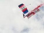 Royal Navy Parachute Team Stock Photo