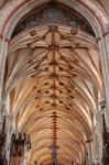 Ely, Cambridgeshire/uk - November 23 : Ceiling Detail Ely Cathed Stock Photo