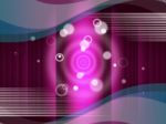 Pink Circles Background Means Round And Ripples
 Stock Photo