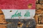 Grunge Flag Of Iraq Stock Photo