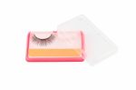 False Eyelash In Pink Package And Transparent Cover Stock Photo